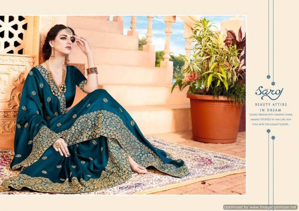 Saroj Morni Heavy Look Silk Saree Collection